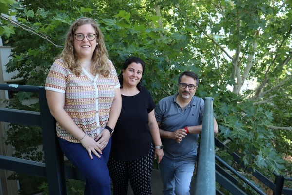 From left to right: Ángela Valle García, Nazaret M. Montilla López y Carlos Gutiérrez Martín