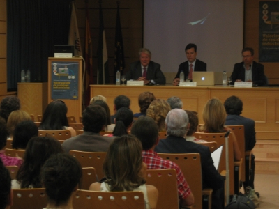 Un momento de la inauguracin de la jornada