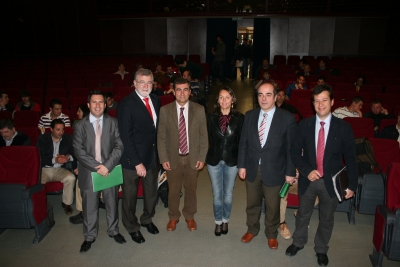 Autoridades en la inauguracin de la jornada