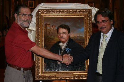 El retrato de Eugenio Domnguez se incorpora a la galera de rectores de la Universidad de Crdoba.